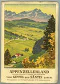 Appenzellerland: exkursionskarte 1936
