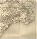  BUFFAT MULLHAUPT Carte de Nyon, Rolle, Aubonne Ca. 1860