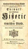 Walch 1758 Historie der römischen Päpste